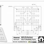 v slot gantry plate dimensions
